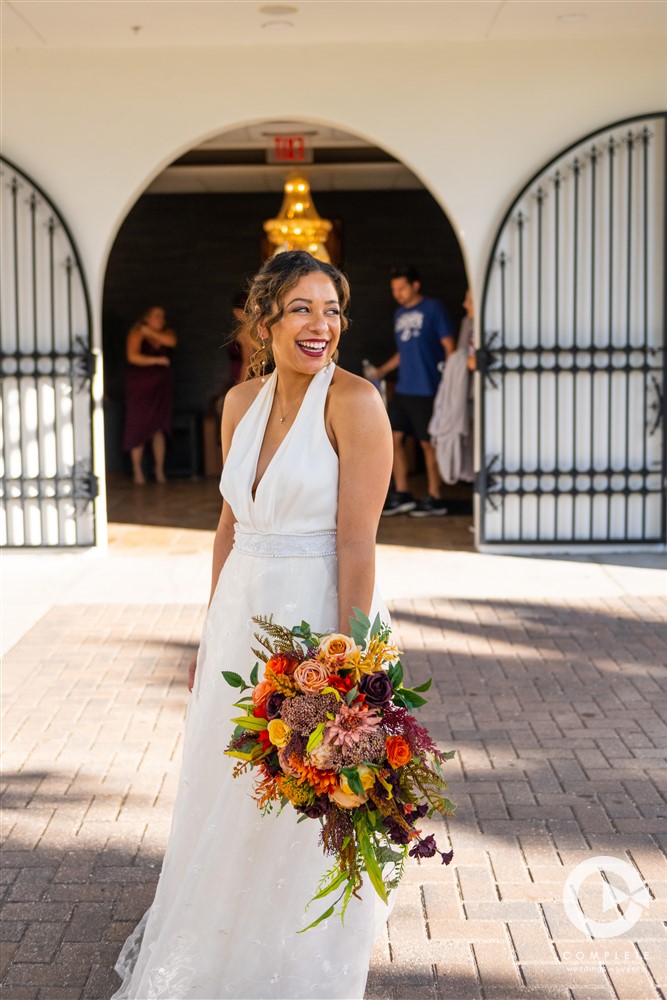 Bridal portrait by Complete We Do Tampa Bay at Hotel Zamora.