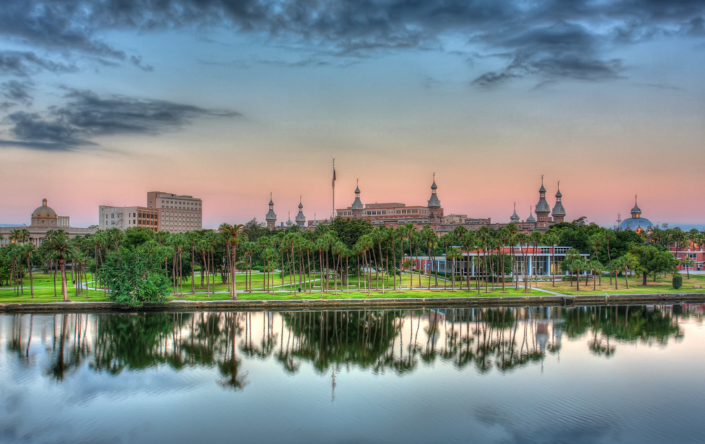 University of Tampa at dawn