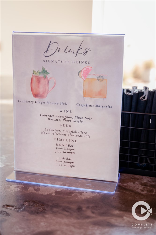 common wedding cocktails