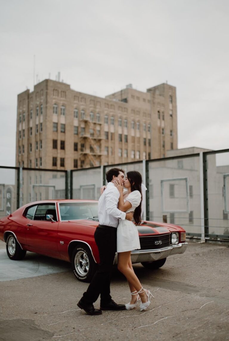 Vintage Car and Couple Avery Scott