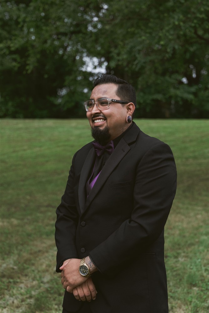 Groom portrait Broken Arrow Wedding photographer
