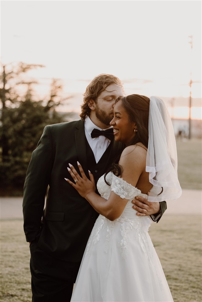 Couple at Golden Hour at the Gathering Place