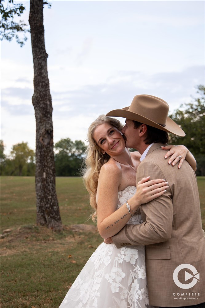 Couple posing at Discovery Land Ranch