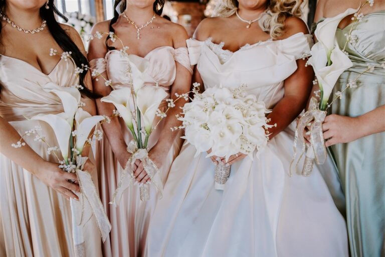 Bridesmaid Details with Spring Colors in Bartlesville