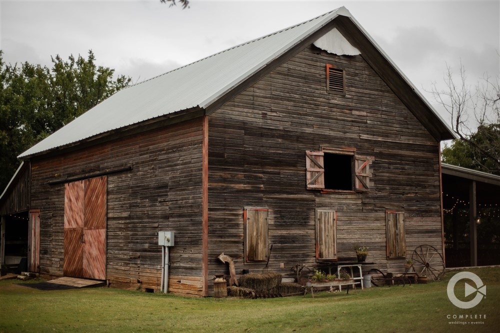 Barn at the woods in Edmond Oklahoma