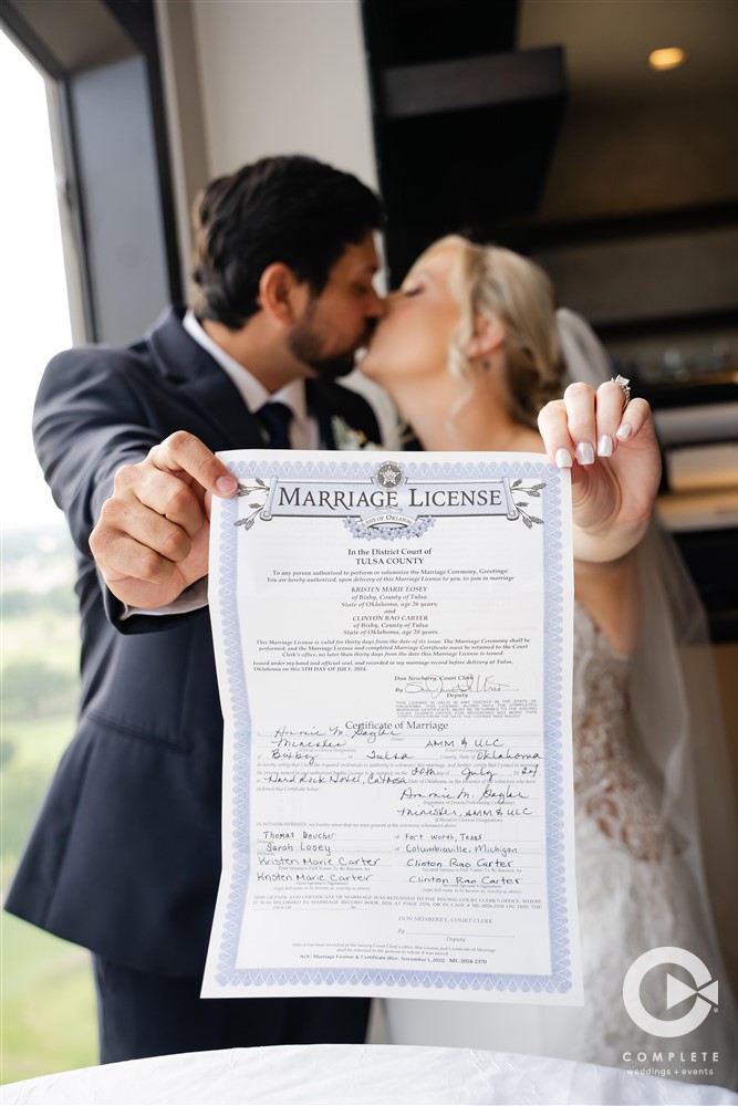 Hard Rock hotel Tulsa Marriage License