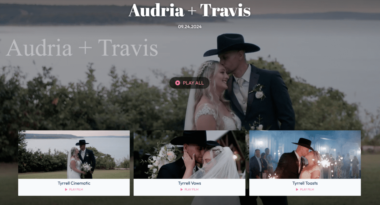 The Springs wedding videography