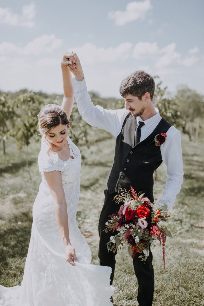 Dance Bride Groom Bouquet