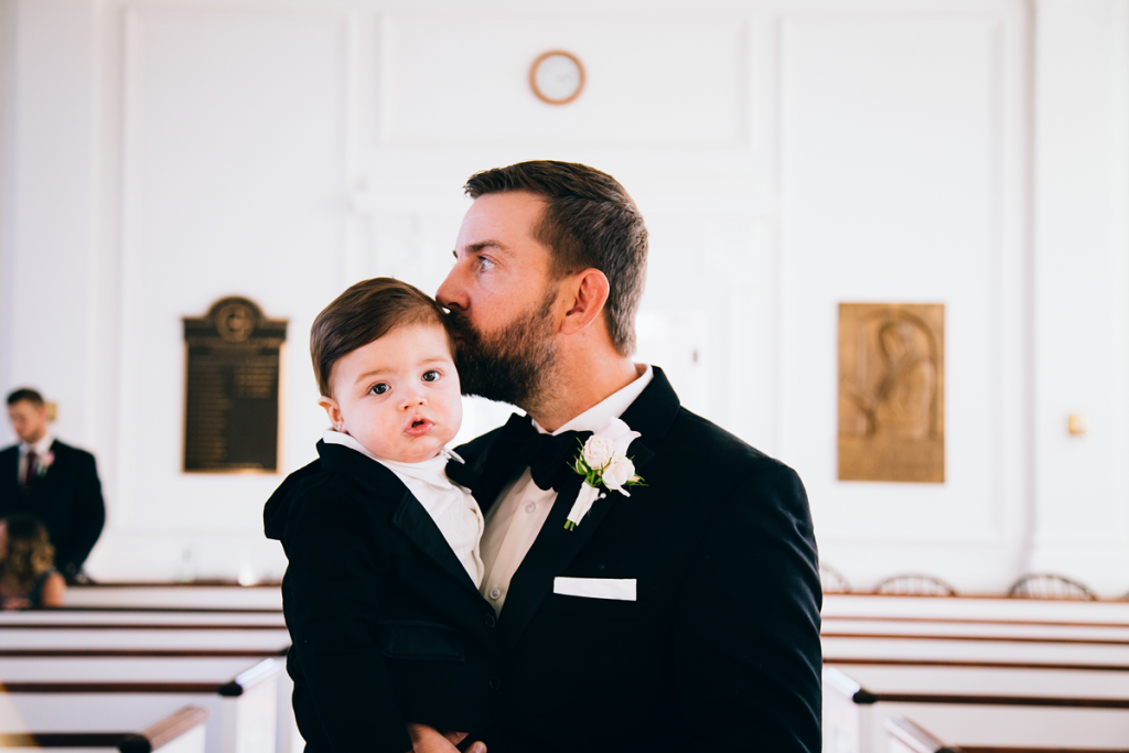 father and son wedding photos