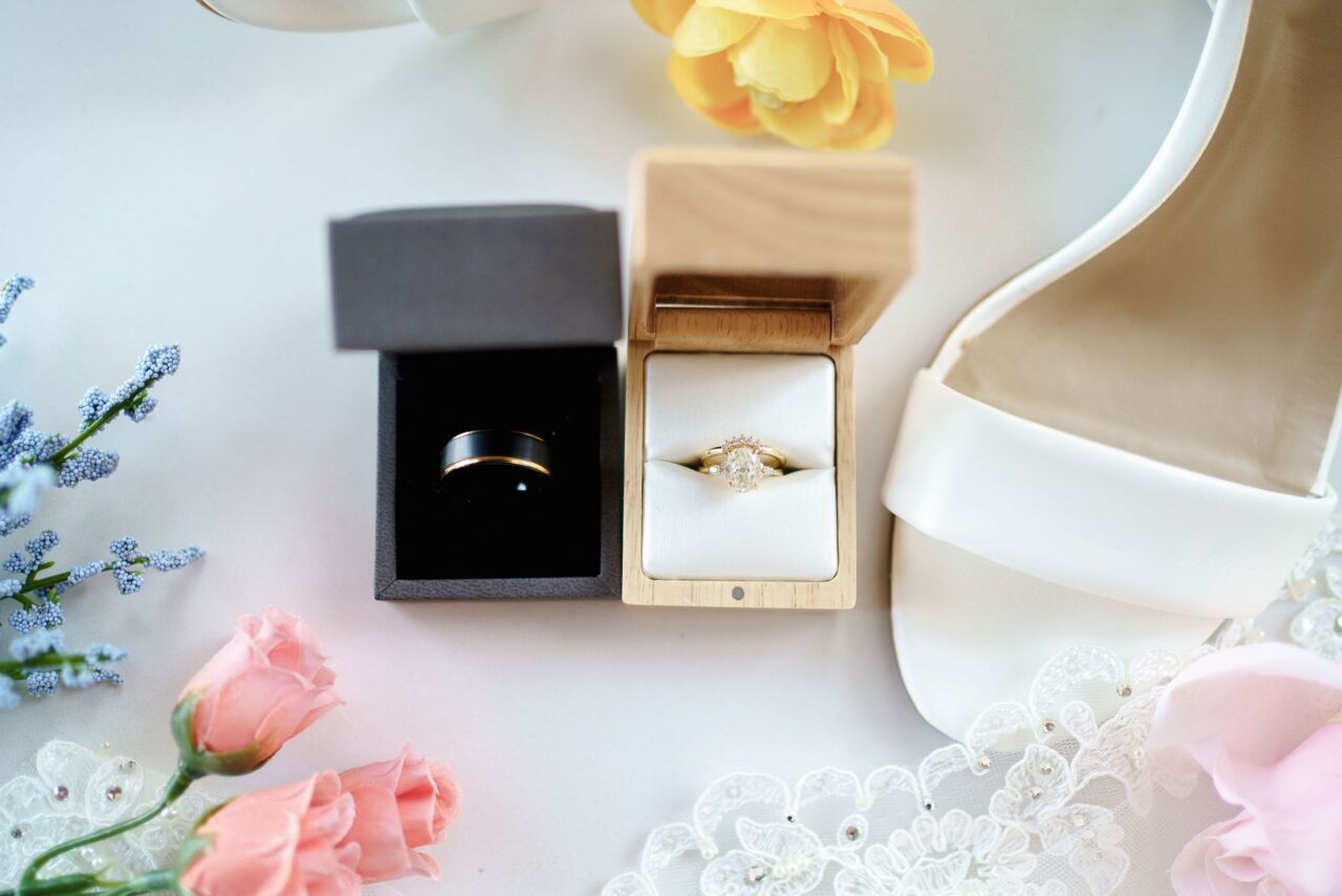 Wedding Rings Detail Photography Kansas