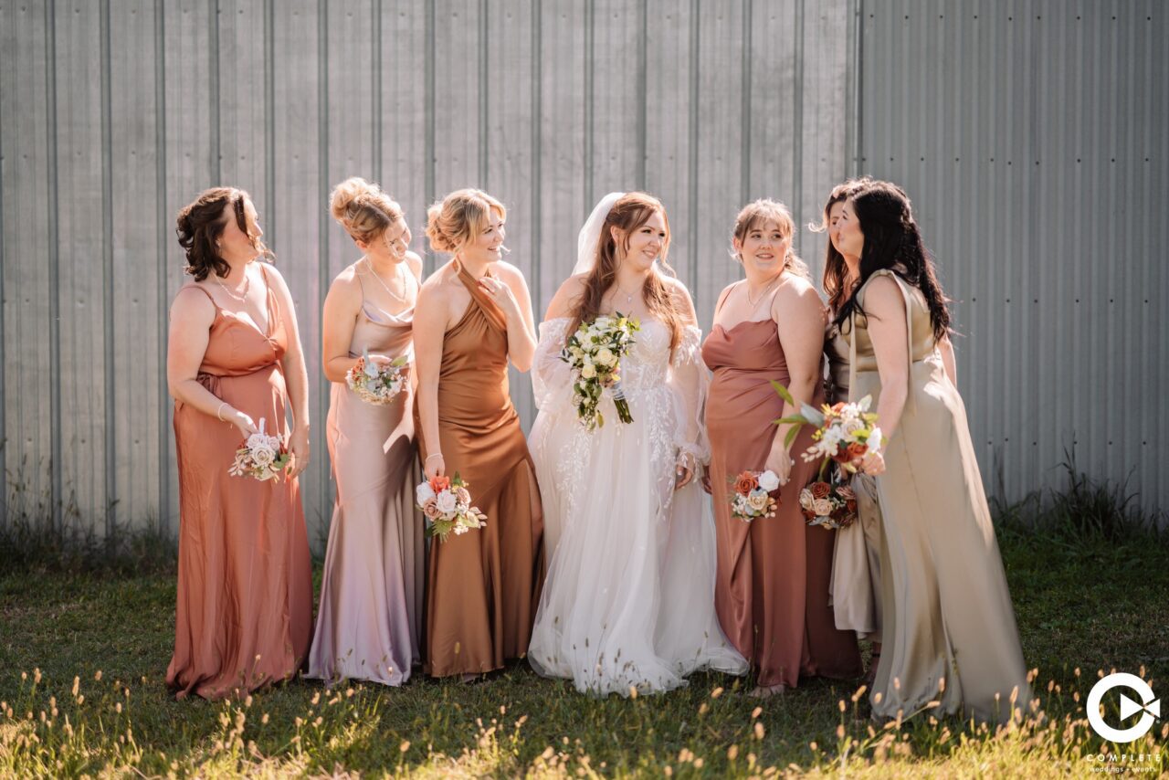 Fall Bridesmaids Photography Wedding