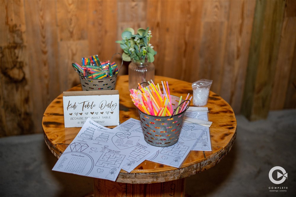 Wedding Kids Table Ideas