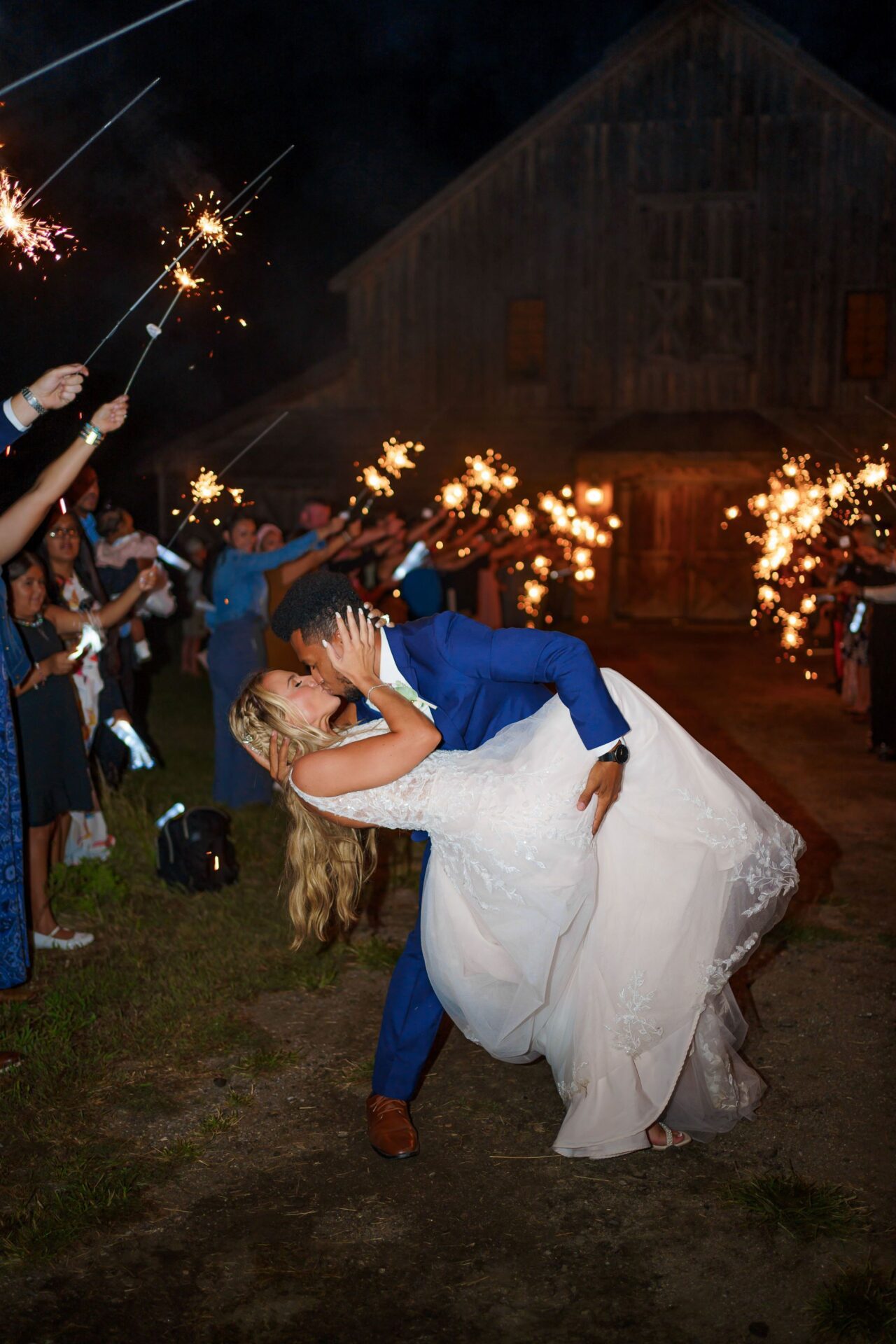 Wedding Grand Exit Photography Kansas