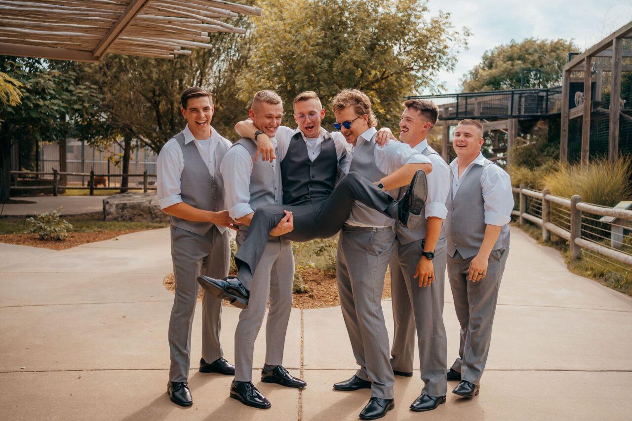 Funny Groomsmen Photography