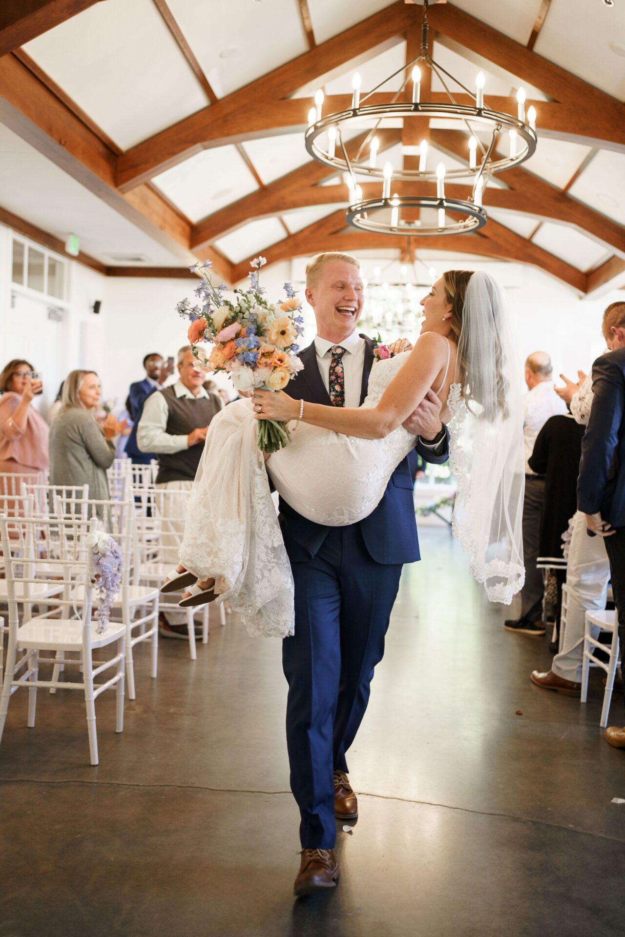 Wedding Grand Exit Photography Kansas