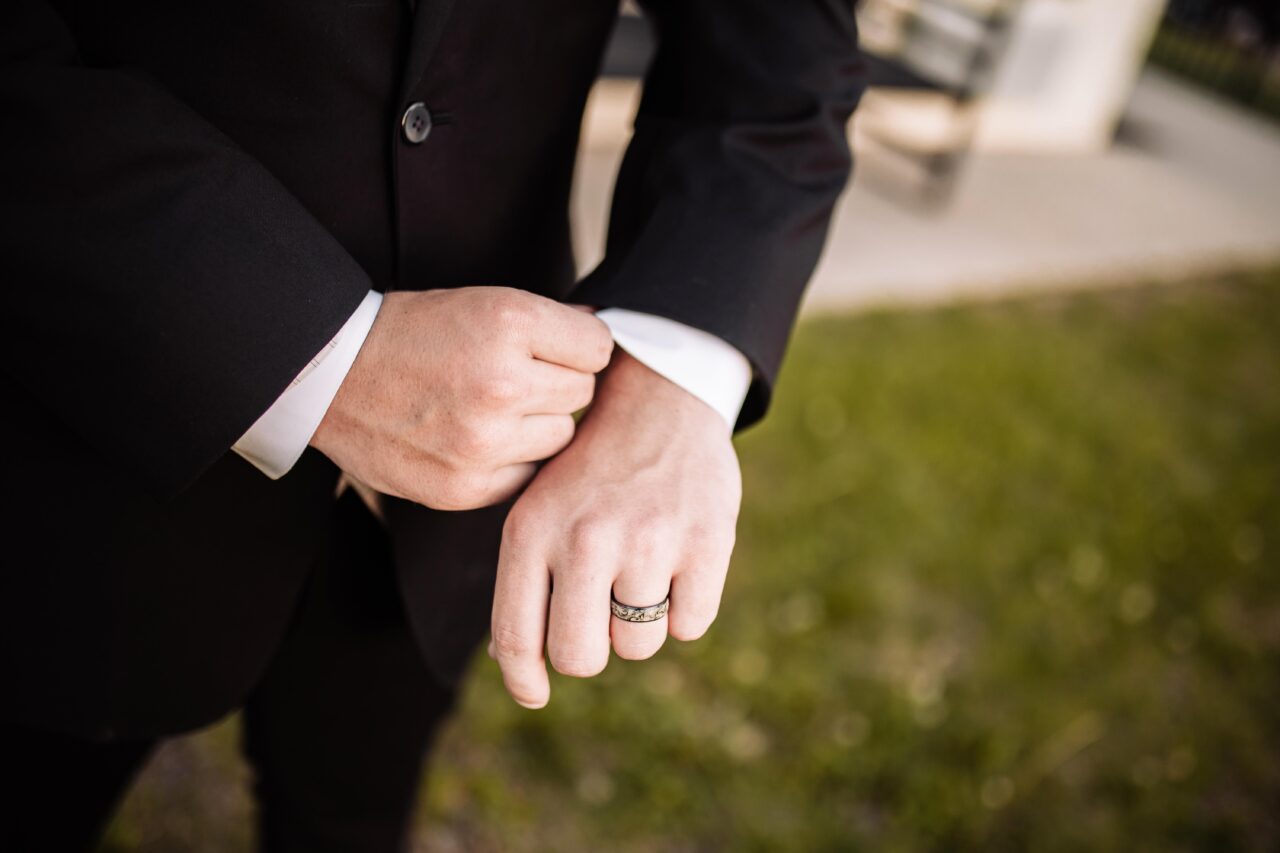 Groom Wedding Day Getting Ready Photography Kansas