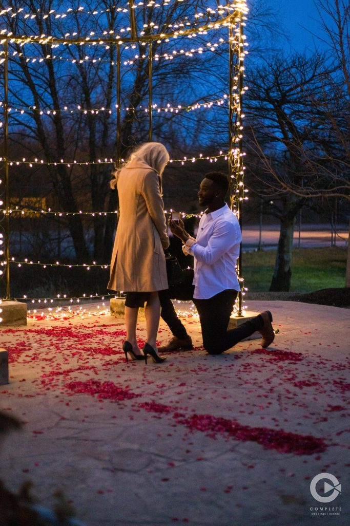 On one knee proposal