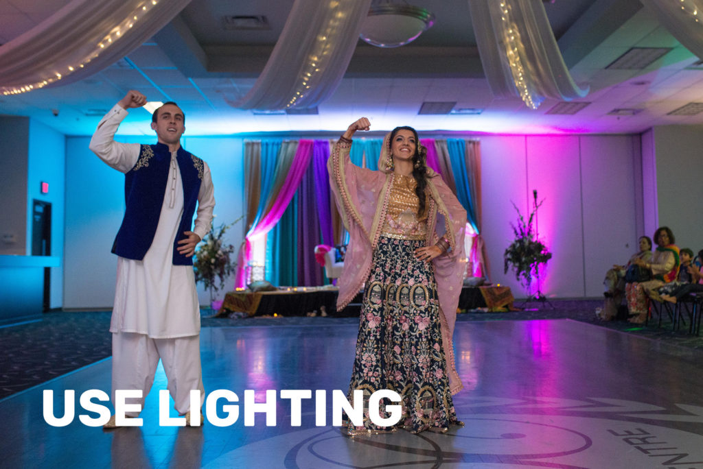 Wedding Atmosphere | lighting in reception entrance ideas