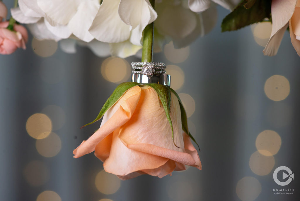 Creative Wedding Ring Rose