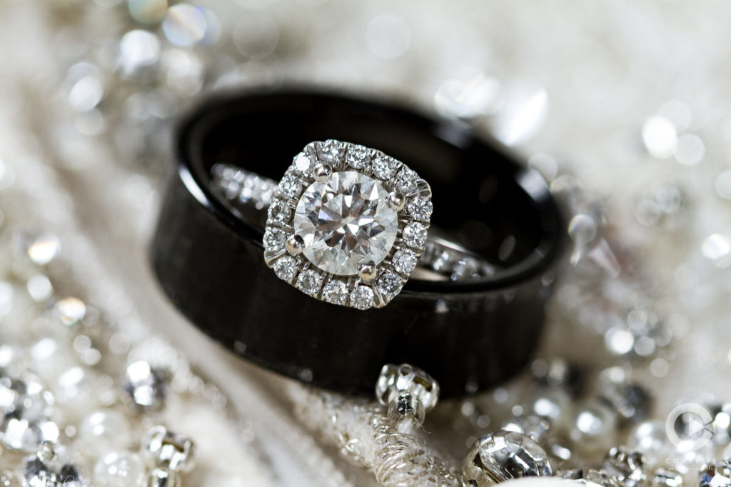 Halo Wedding Ring Photography