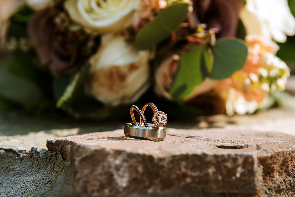 Wedding Photography of Rings and Bands