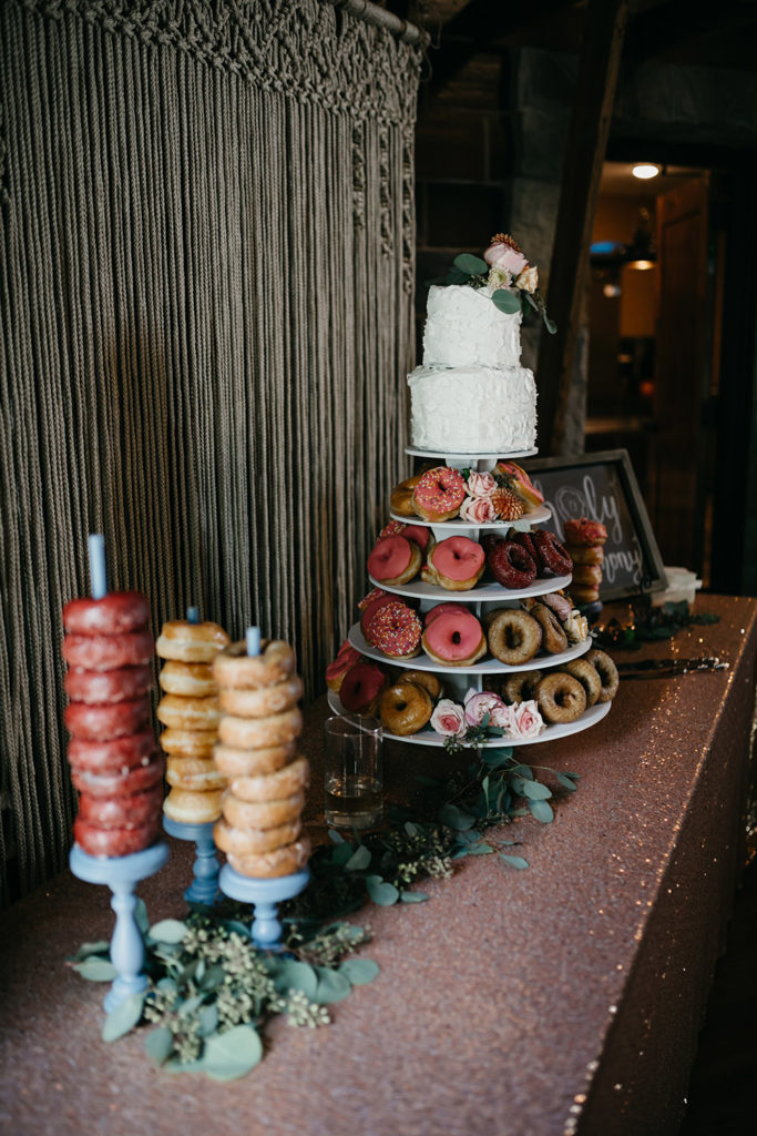 Wedding Cake and Donuts