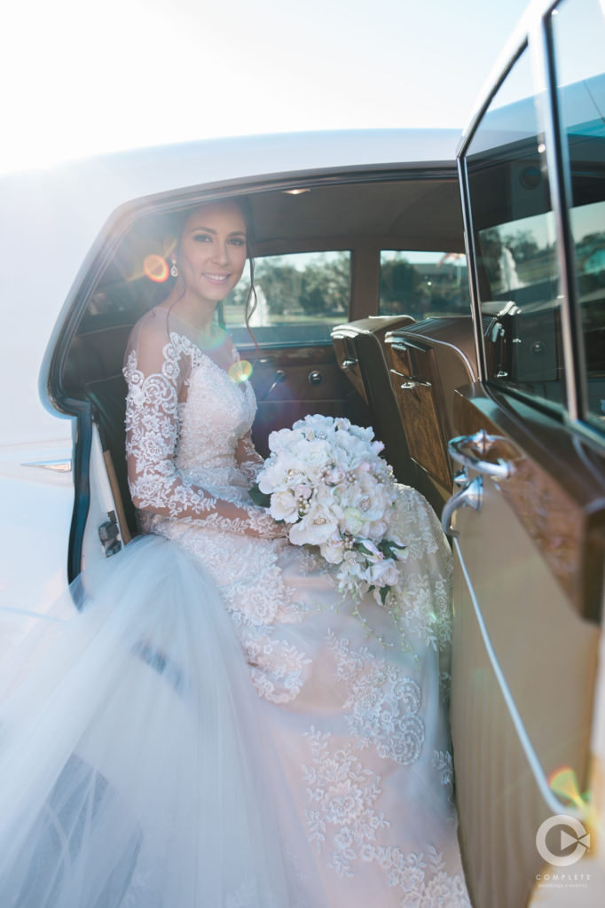 Modern Bride in Classy Car