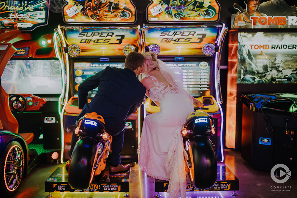Arcade Wedding Photo