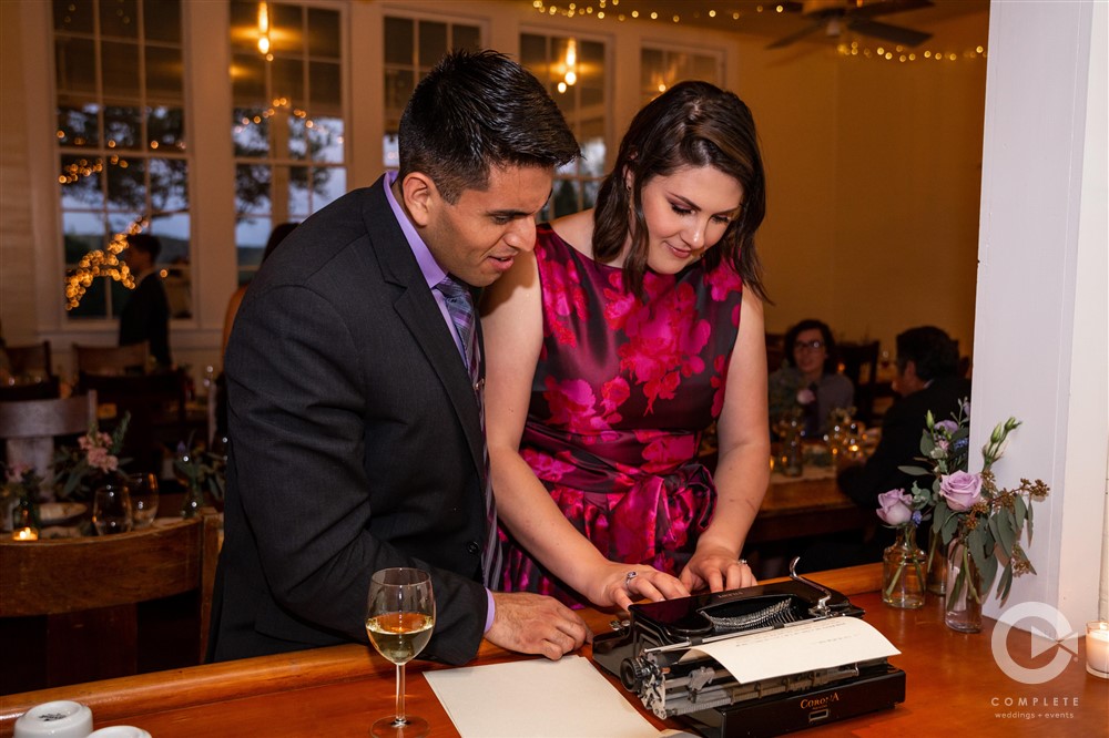 Typewriter Guestbook