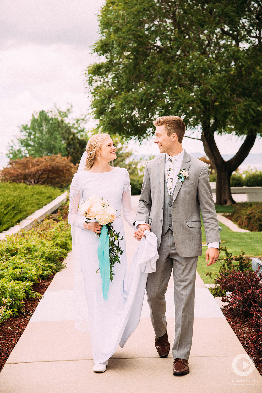 Traditional Mormon Bridal Look