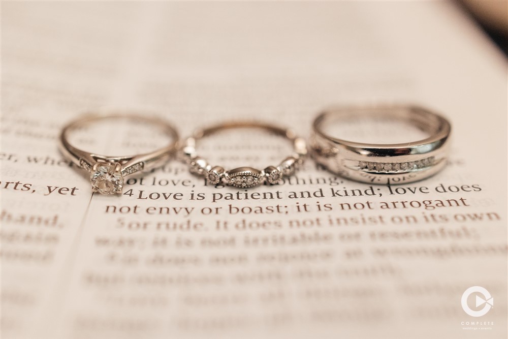 wedding, engagement and band
