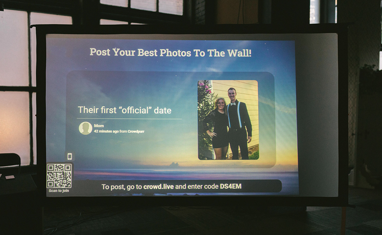 Complete Interactive Wedding Social Wall