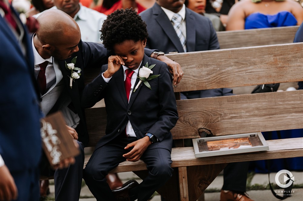 Ring Bearer Boy at Wedding