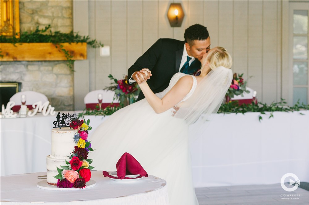 bride and groom reception photos and video