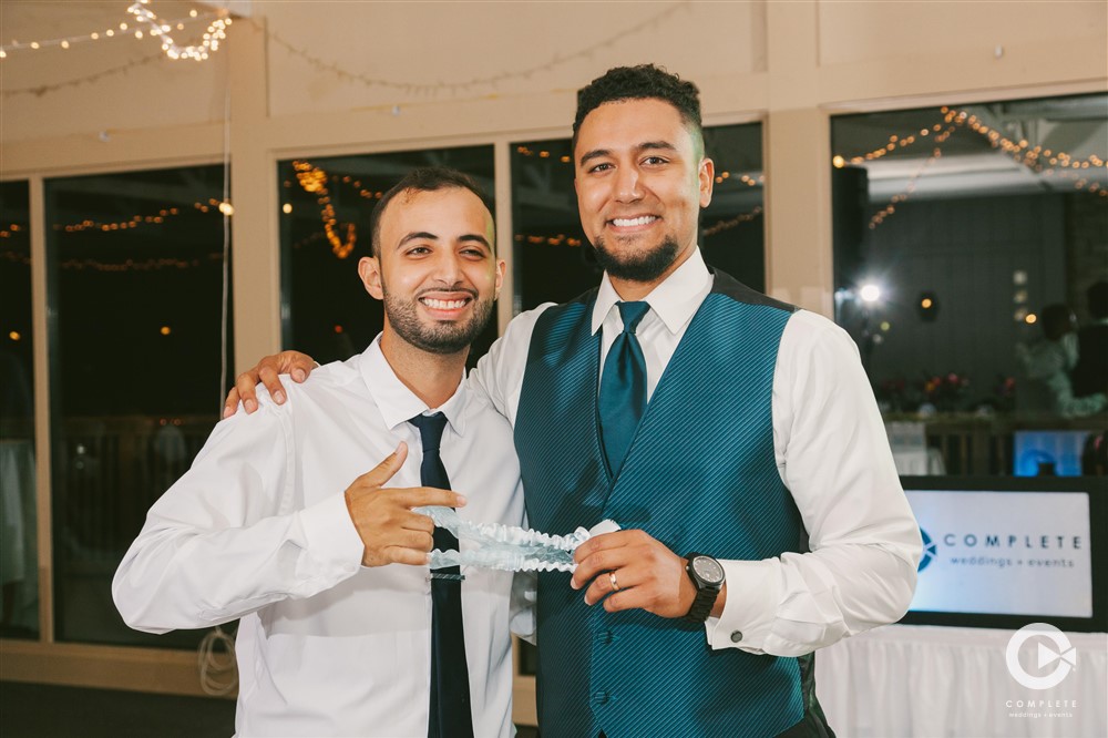 Groom and Garter Toss Catch
