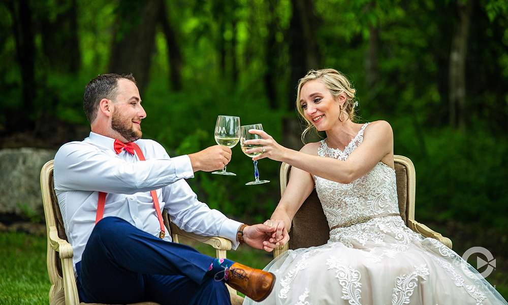 Outdoor Wedding Cheers | Pandemic Weddings