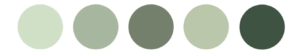 color palettes with green shades