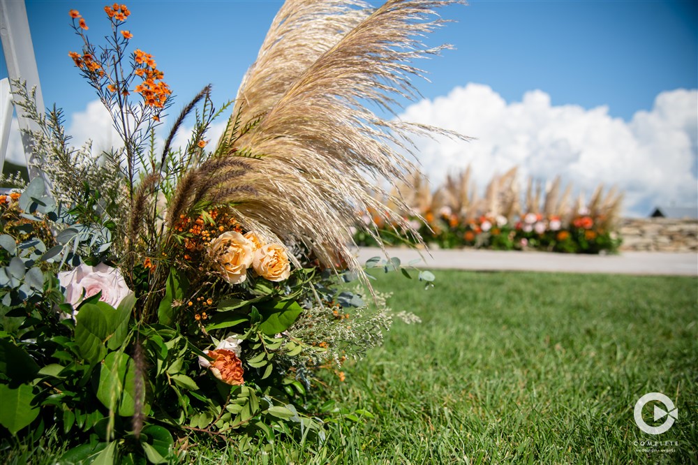 pampas grass in bouquets