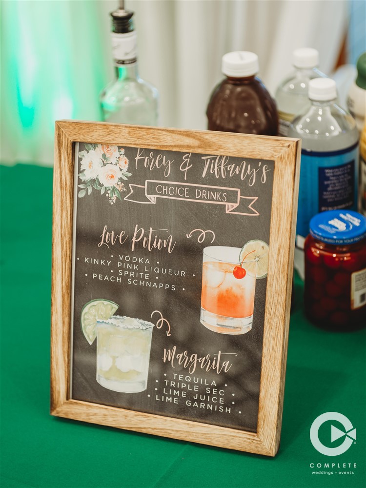 Couples Choice Drinks at Weddings