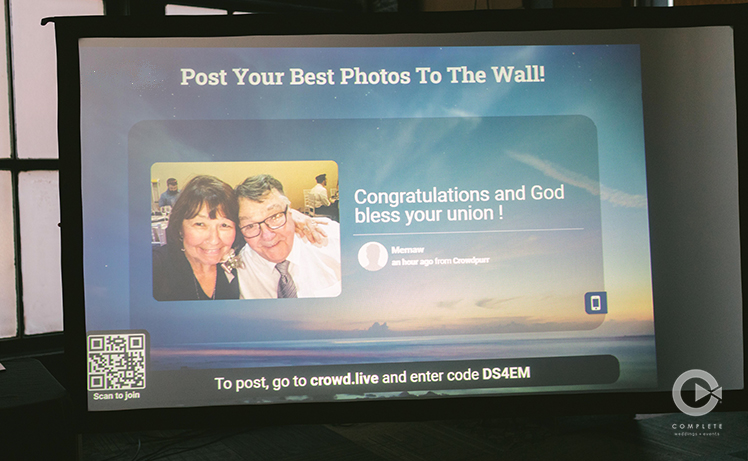 complete interactive photo wall