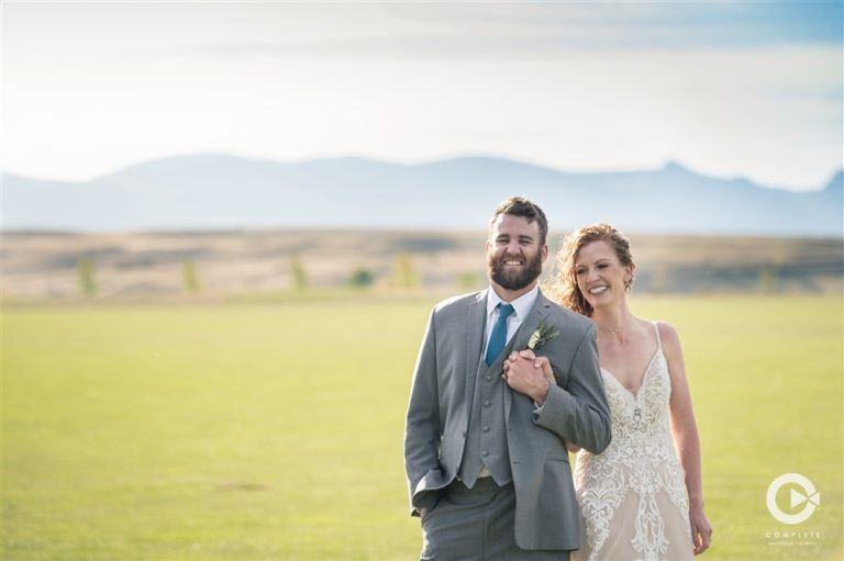 bride and groom photo in sheridan