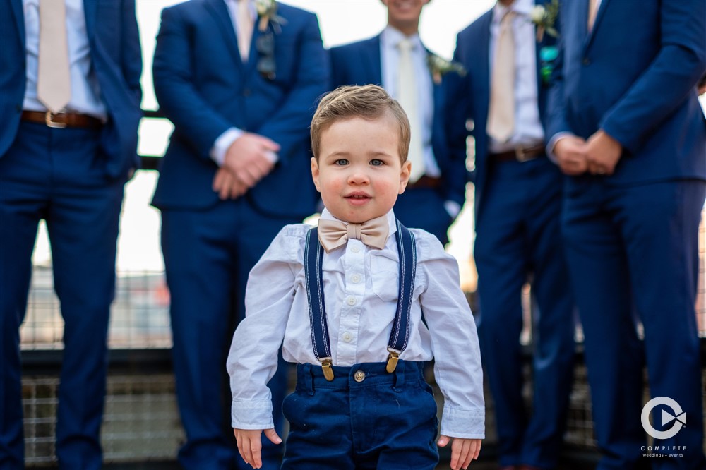 ringbearer in suspenders